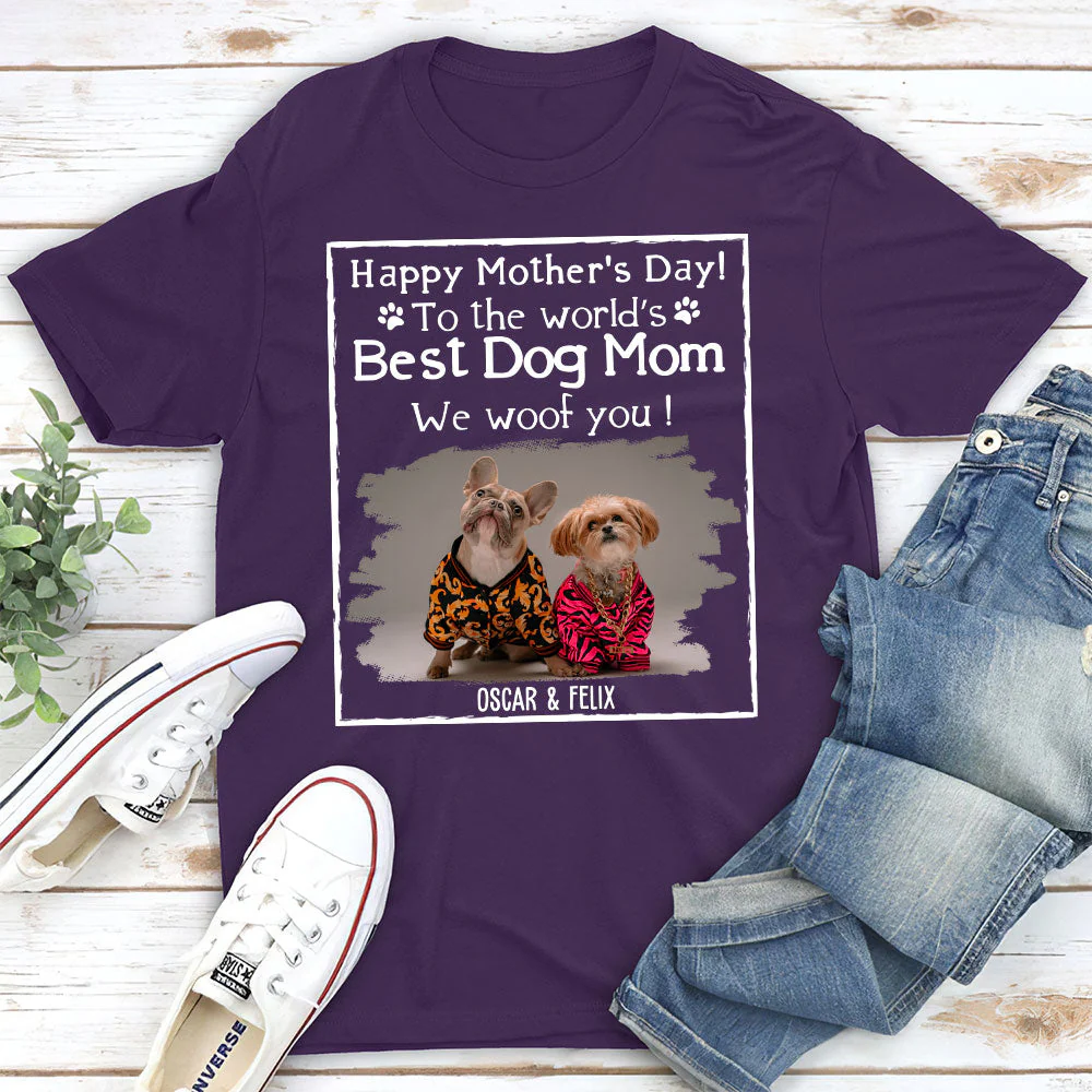 Dog Mom Classic Tee – Customizable Dog-Themed Shirt for Pet Lovers - Image 6