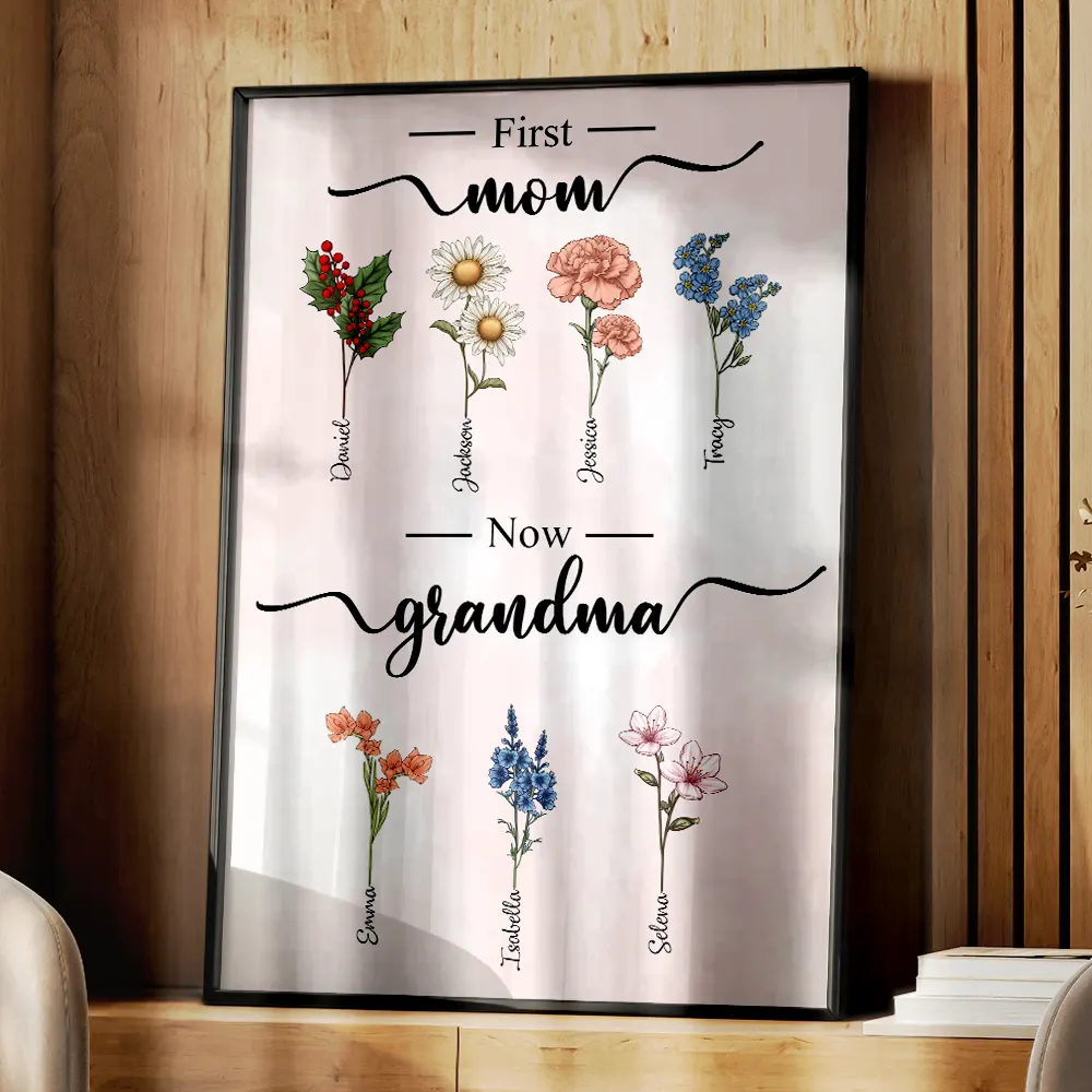 Customized Family Poster/Canvas - Personalized Gift for Mother's Day - Image 5