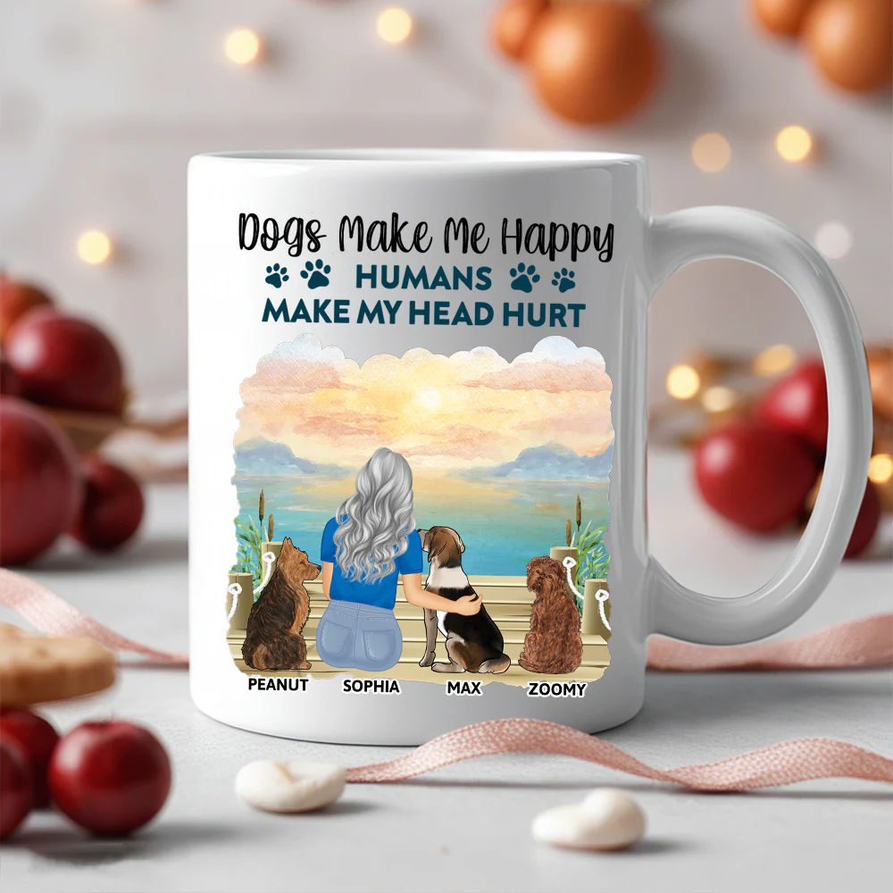 A Girl & Her Dog - A Bond That Can't Be Broken, Custom Ceramic Mug, Perfect Gift for Dog Lovers - Personalized Mug – Ideal Gift Choice! - Image 4