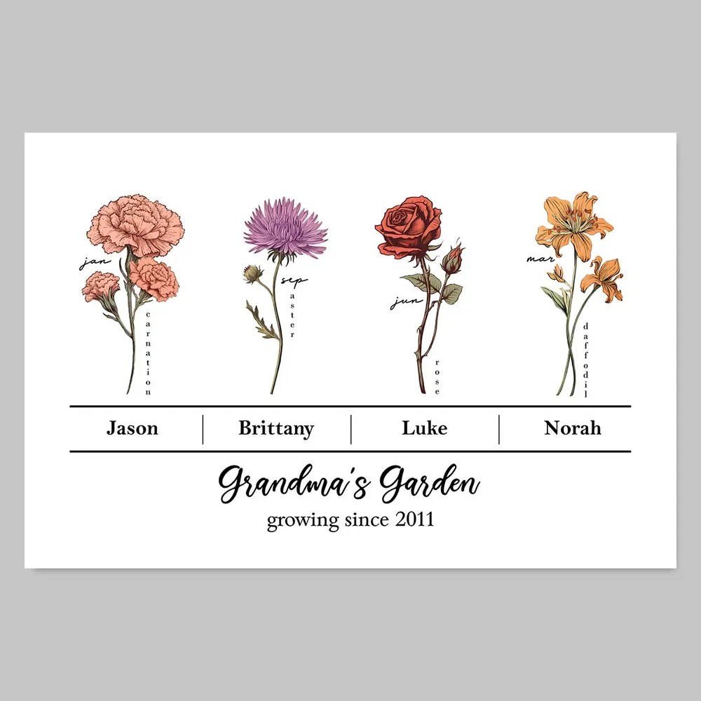 A Bond That Can't Be Broken, Custom Family Poster, Perfect Gift for Moms, Grandmothers, and Families - Image 6