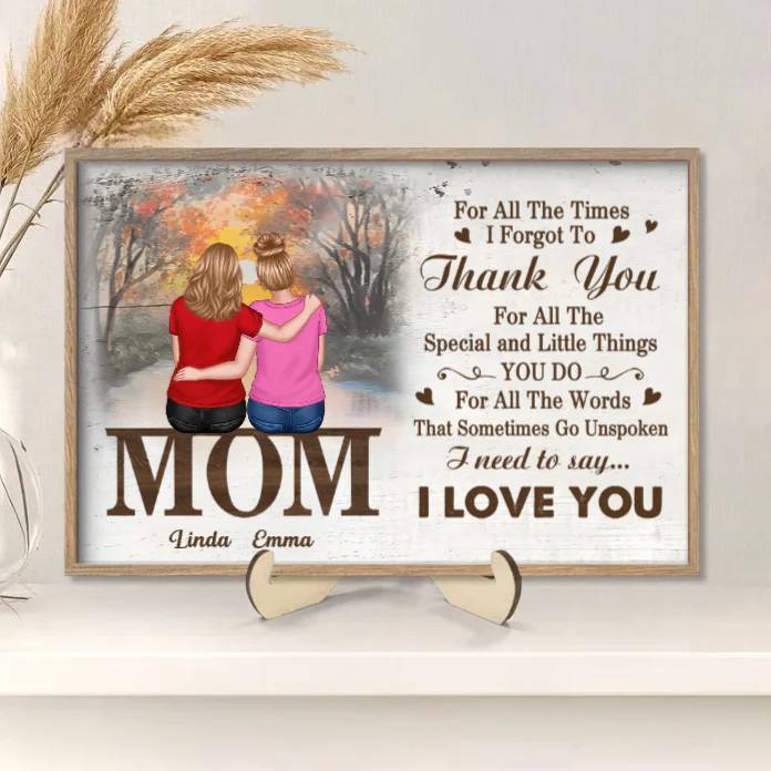 Grateful Love – Custom Poster Featuring a Heartwarming Moment with Mother and Daughter – Ideal Gift for Mother’s Day or Family Celebrations - Image 8