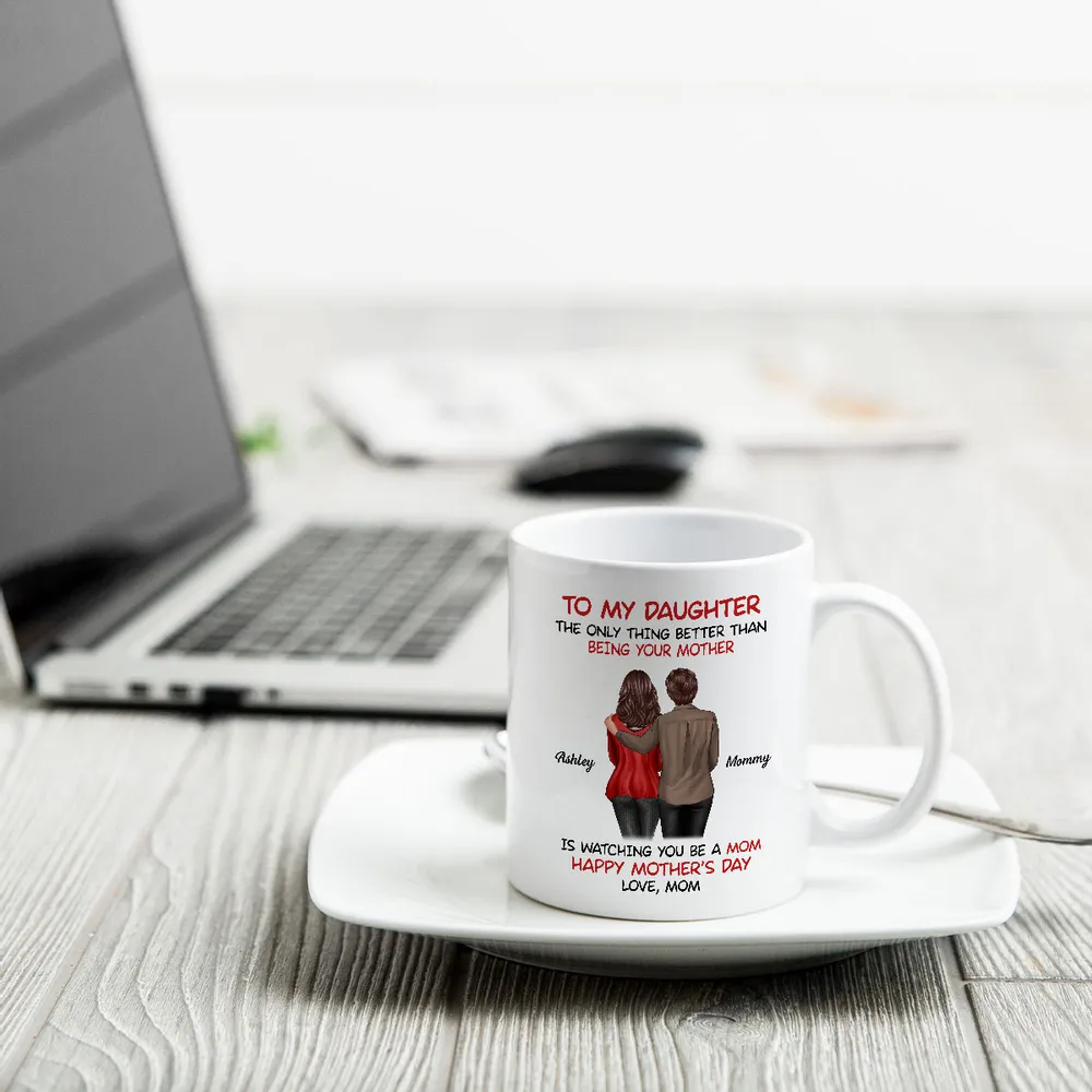 Custom Motherly Love Mug | Personalized Gift Cup for Mom or Daughter - Image 8