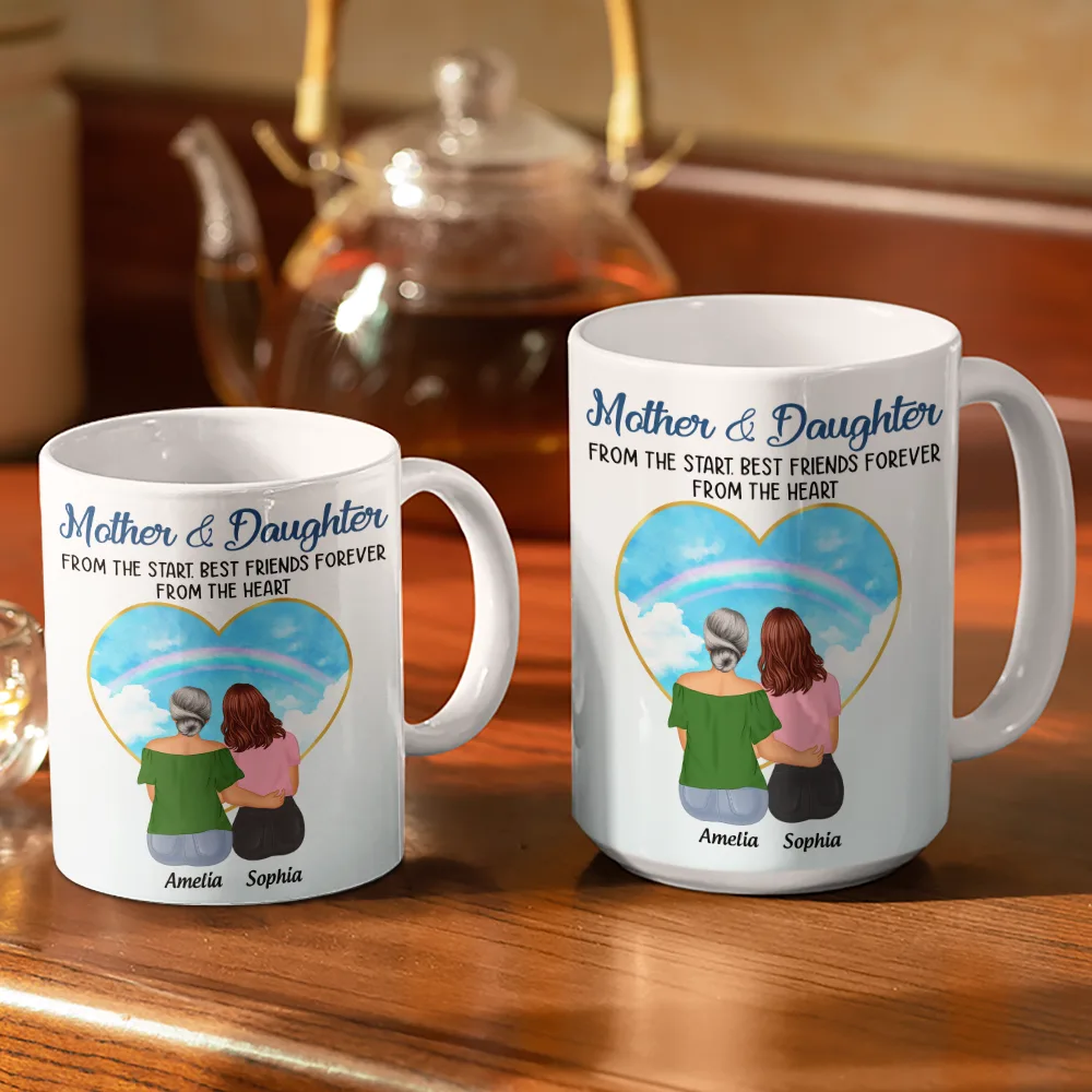 Personalized Mug for Mother and Daughters – Heartwarming Family Gift with Custom Names, Great for Mother's Day or Family Gatherings - Image 8
