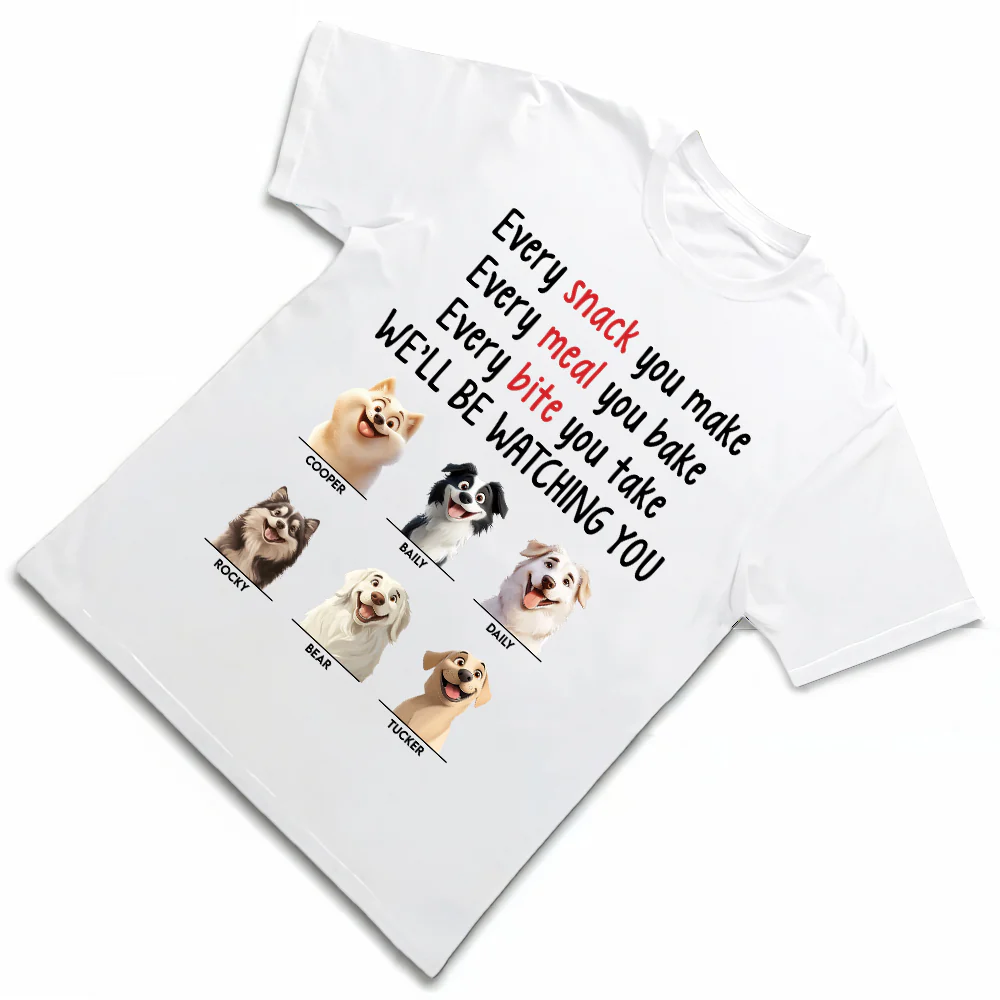 Watching You with Love – Custom Shirt for Dog Moms and Pet Lovers, Perfect Gift for Pet Enthusiasts - Image 2