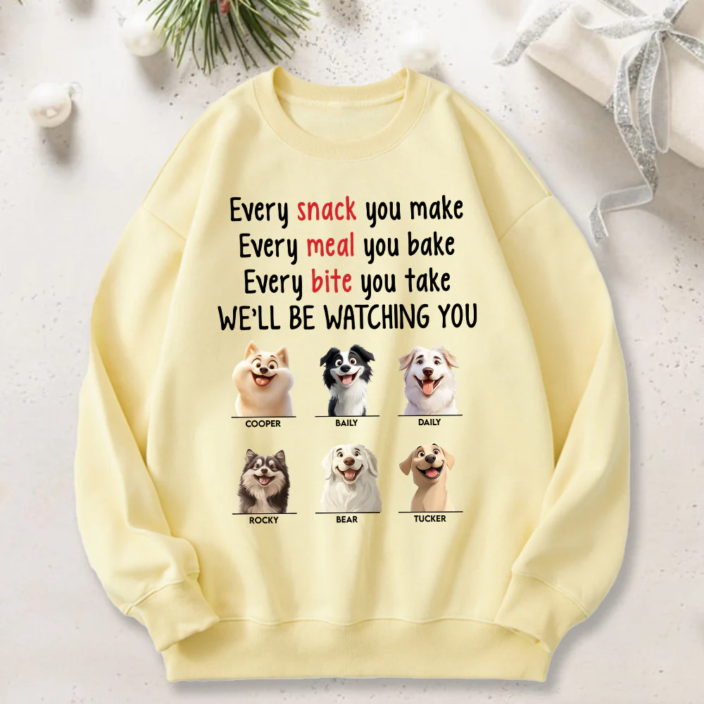 Watching You with Love – Custom Shirt for Dog Moms and Pet Lovers, Perfect Gift for Pet Enthusiasts - Image 5