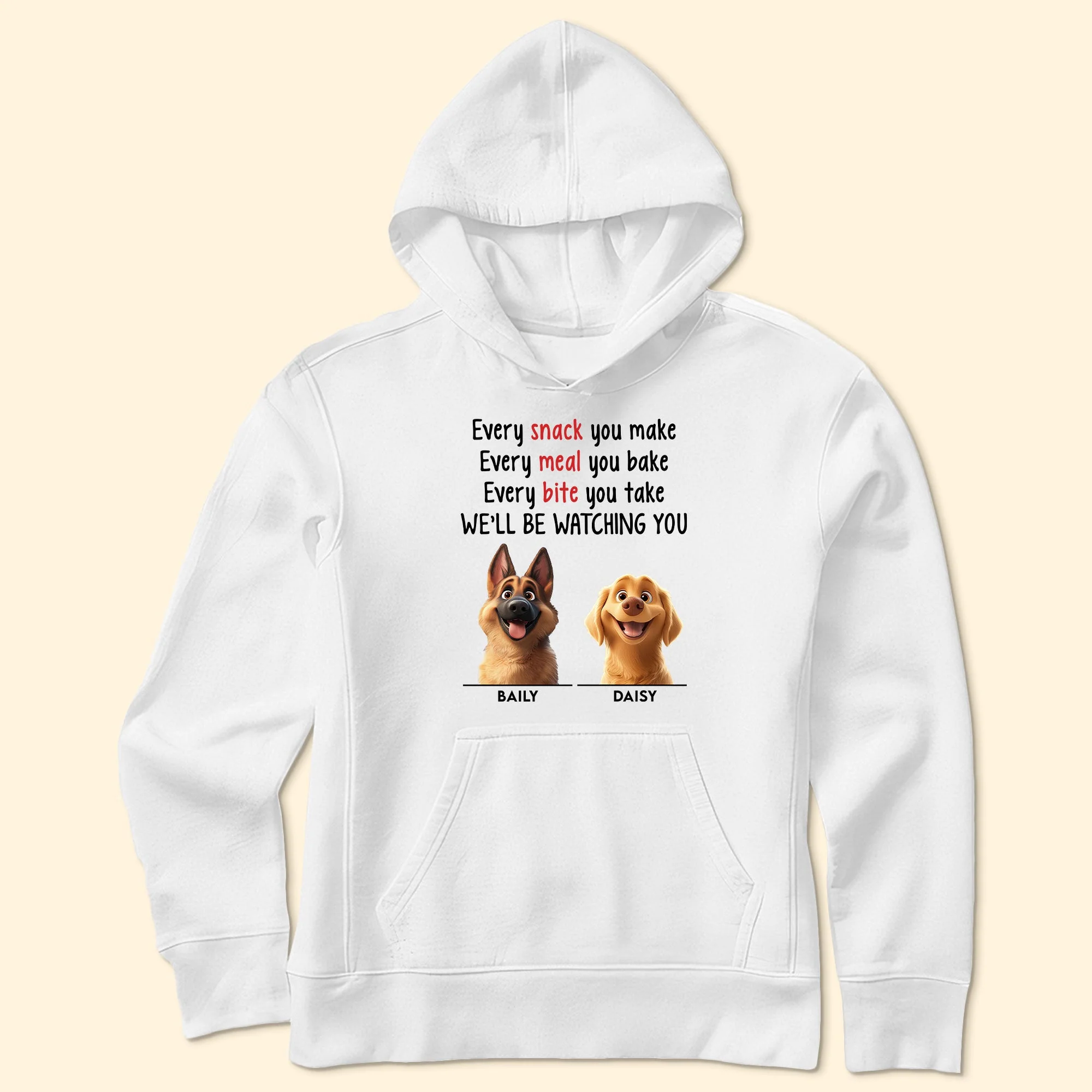 Watching You with Love – Custom Shirt for Dog Moms and Pet Lovers, Perfect Gift for Pet Enthusiasts - Image 9