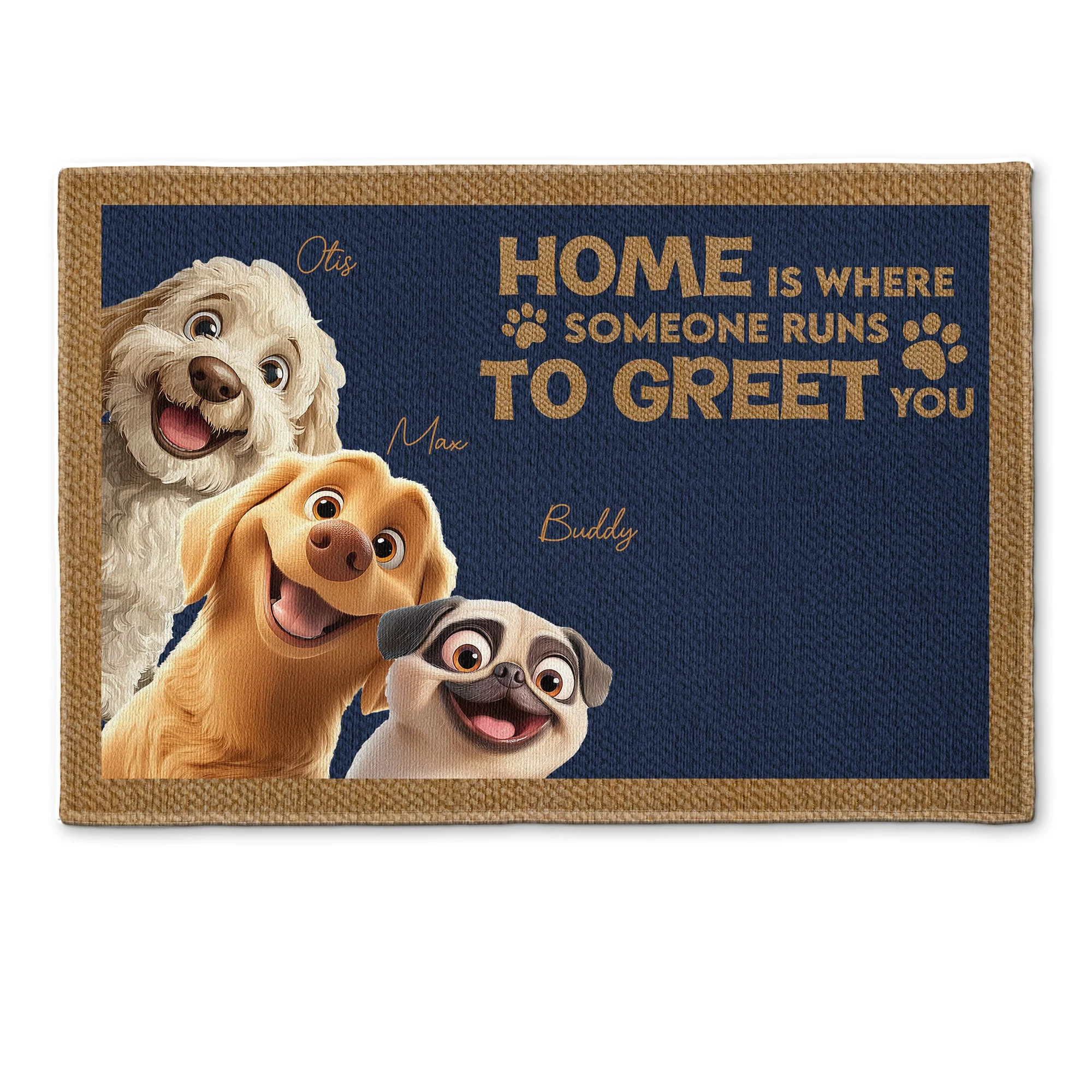 Personalized Dog Doormat - Custom Welcome Mat for Pet Owners - Image 10