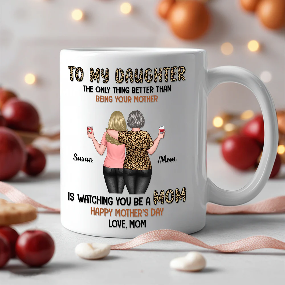 Special Mother's Day Gift for Daughter - A Unique Mug to Celebrate Becoming a Mom - Image 2