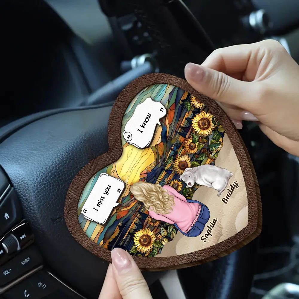 Personalized Car Visor Clip – Heartfelt Memorial for Pet Lovers – A Cherished Reminder of Love and Companionship - Image 3