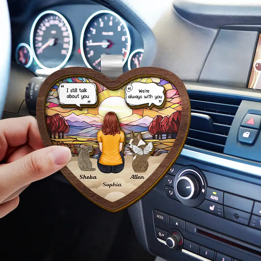 Personalized Car Visor Clip – Heartfelt Memorial for Pet Lovers – A Cherished Reminder of Love and Companionship - Image 6