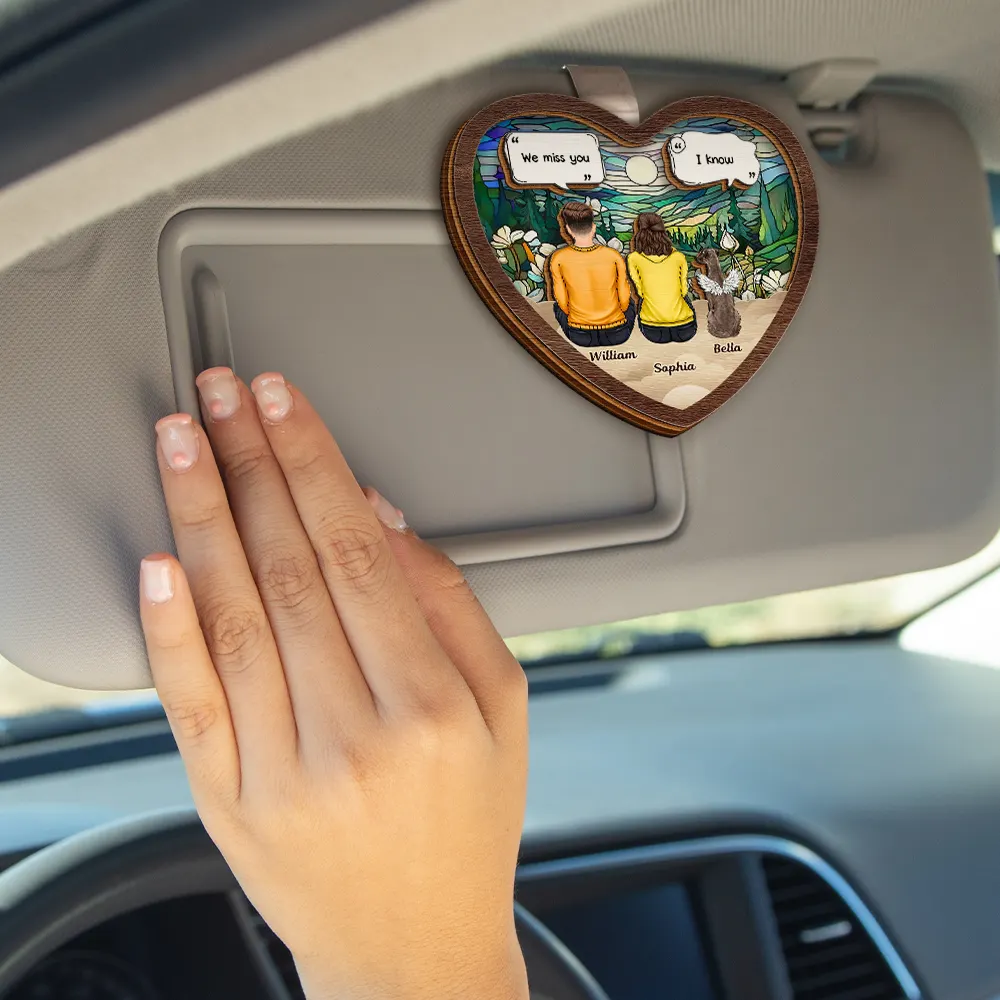 Personalized Car Visor Clip – Heartfelt Memorial for Pet Lovers – A Cherished Reminder of Love and Companionship - Image 7