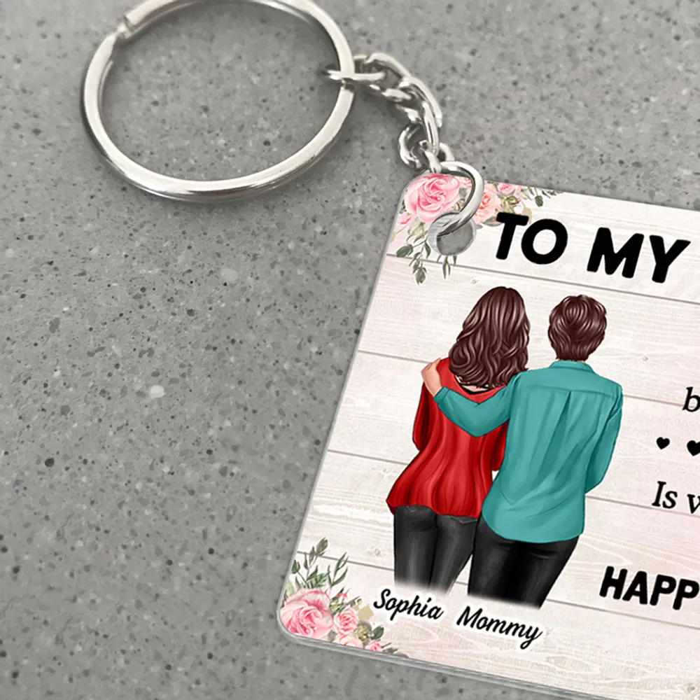 To My Daughter – Personalized Keychain, 'The Only Thing Better Than Being Your Mother is Watching You Be a Mom' – Perfect Gift for Mother or Daughter - Image 10