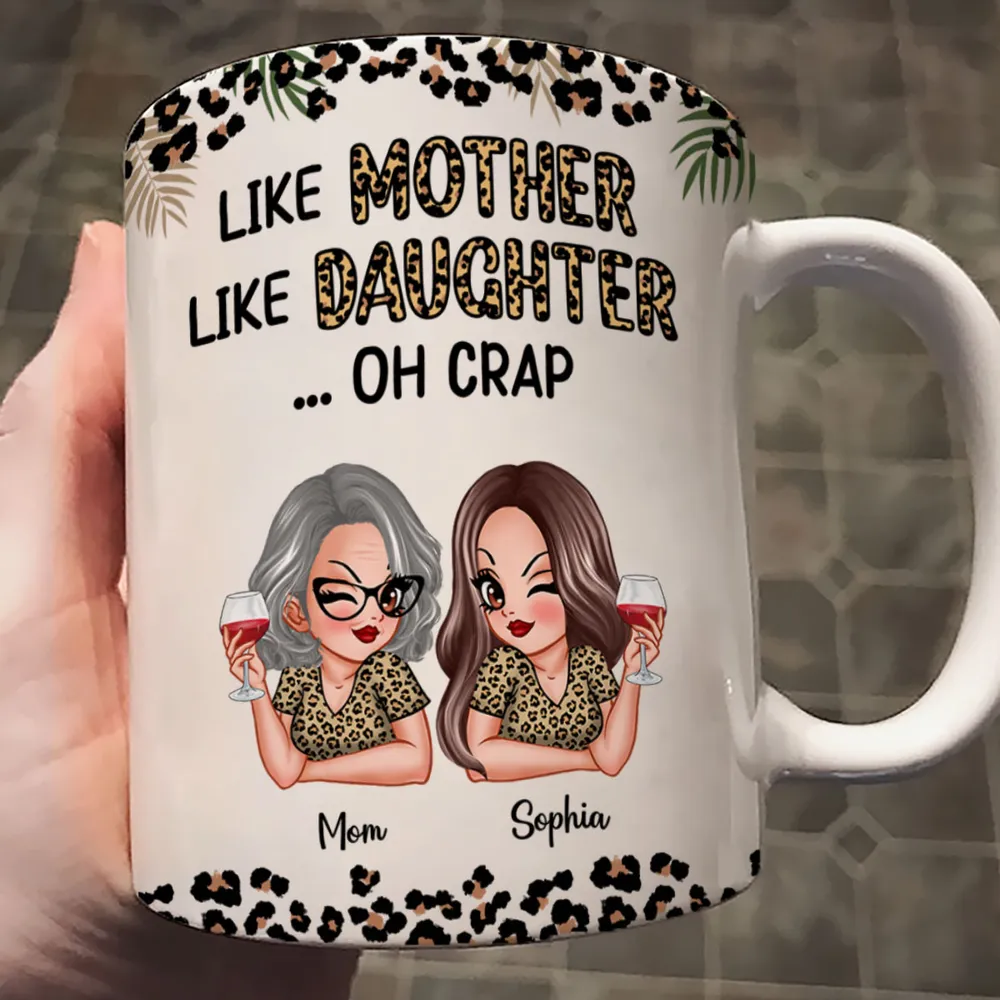 Like Mother Like Daughter Personalized Mug, Keychain, Plaque, and More, Funny Gift for Mom and Daughter - Image 7