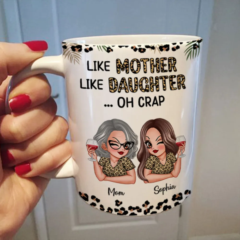 Like Mother Like Daughter Personalized Mug, Keychain, Plaque, and More, Funny Gift for Mom and Daughter - Image 9
