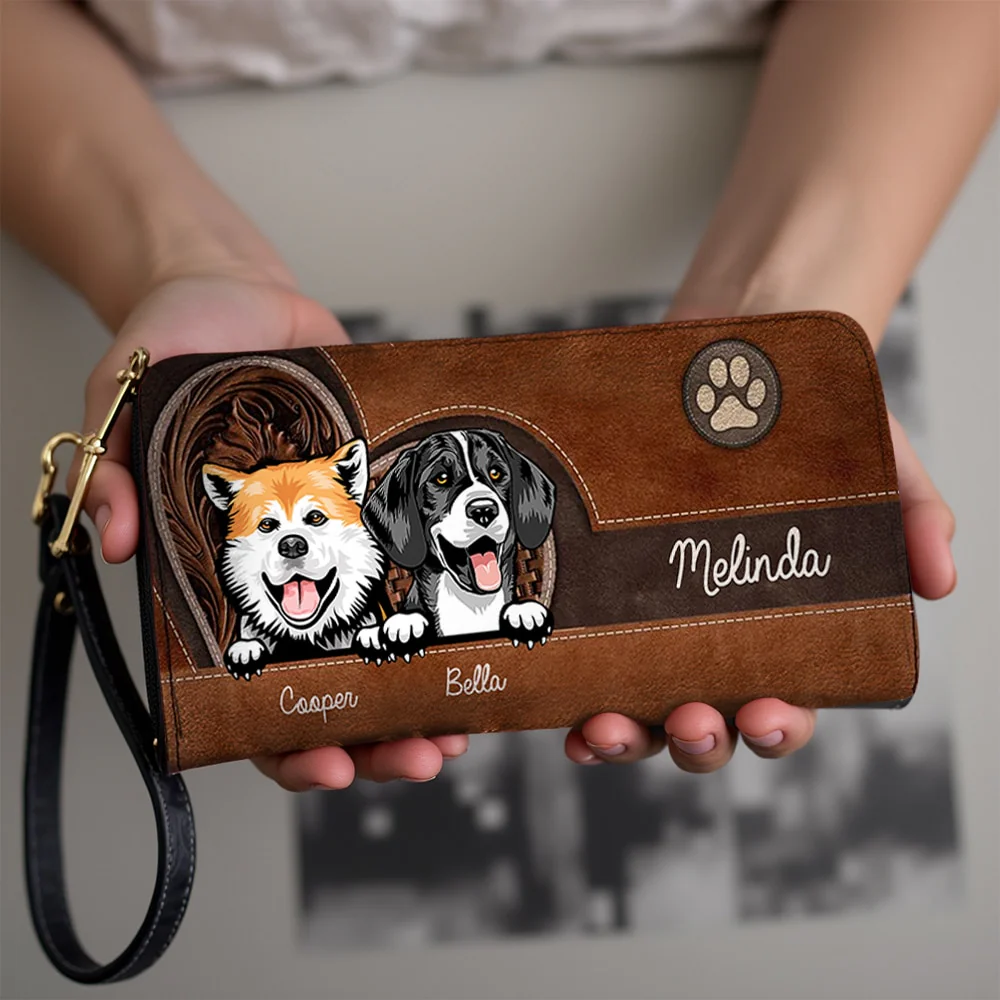 Custom Dog Breed Leather Wallet – Stylish & Sentimental Personalized Gift for Pet Owners – Elegant & Durable Design - Image 3