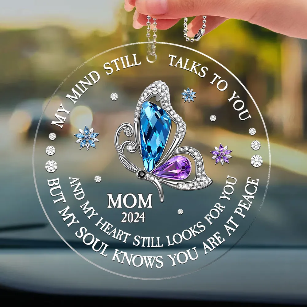Custom Acrylic Memorial Ornament - Personalized Remembrance Gift - Choose Your Own Symbol & Name Tribute - Image 5
