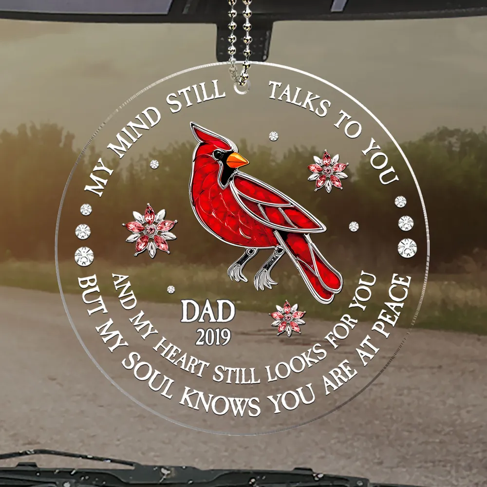 Custom Acrylic Memorial Ornament - Personalized Remembrance Gift - Choose Your Own Symbol & Name Tribute - Image 6