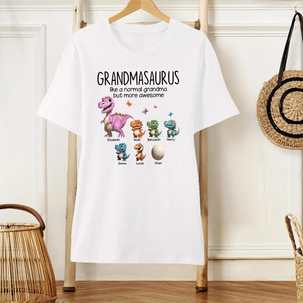 Personalized Grandmasaurus Ceramic Mug - Unique Grandma Gift - Image 5
