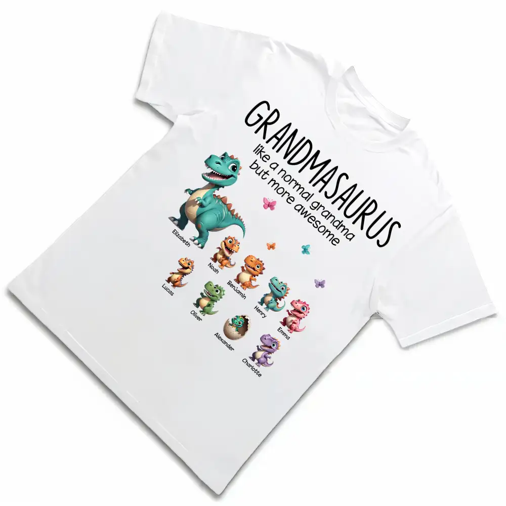 Personalized Grandmasaurus Ceramic Mug - Unique Grandma Gift - Image 6