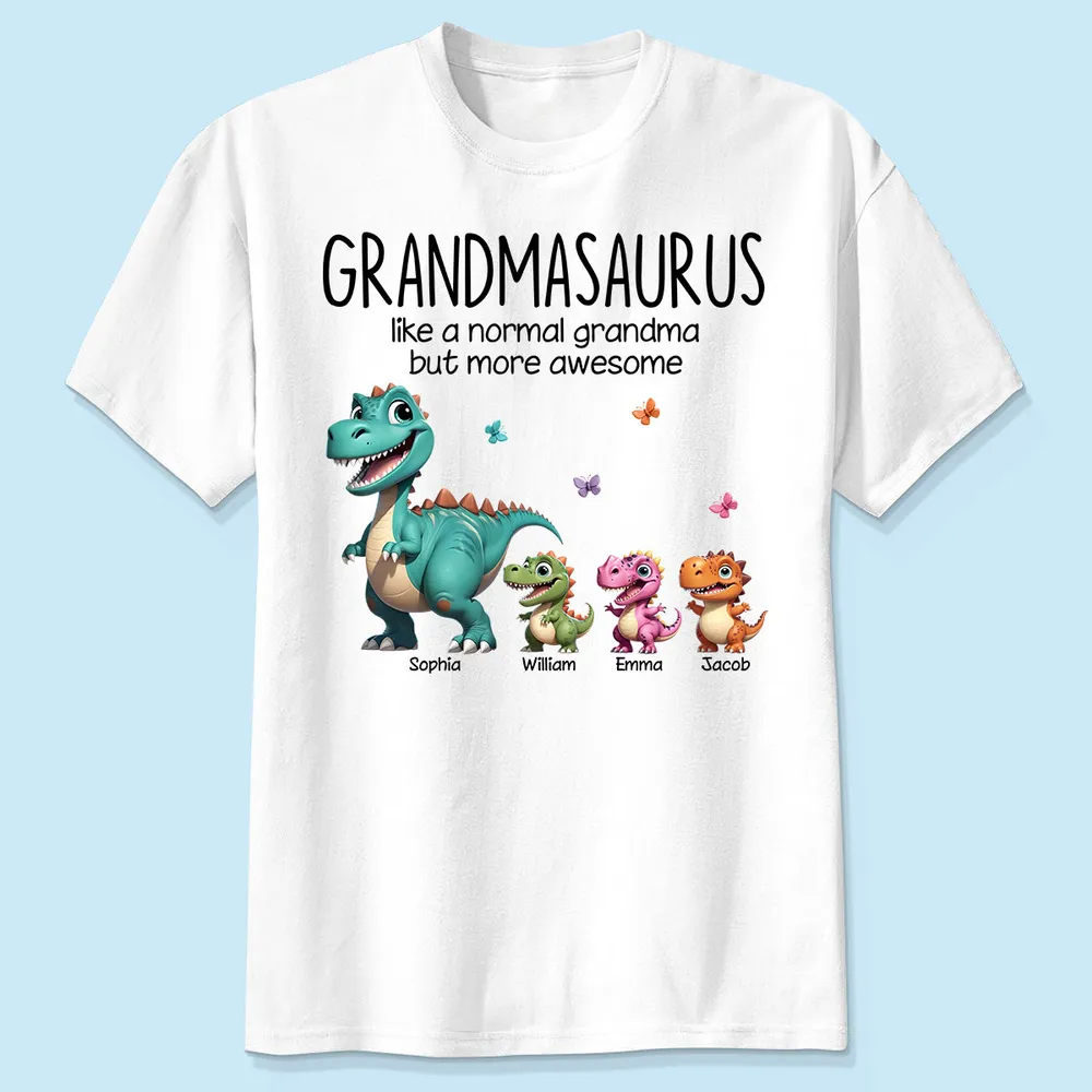 Personalized Grandmasaurus Ceramic Mug - Unique Grandma Gift - Image 7