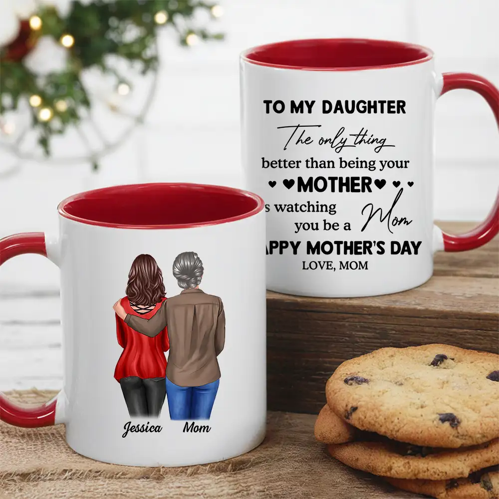Personalized Mother's Day Mug for Daughter - Custom Gift From Mom - Image 3