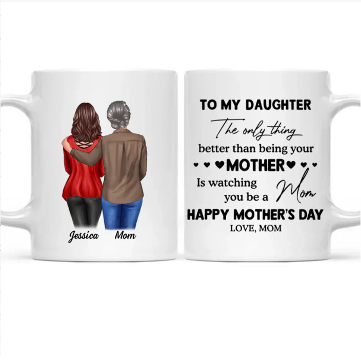 To My Daughter From Mom Happy Mother's Day Personalized Car Visor Clip, Mother's Day Gift For Daughter - Image 8