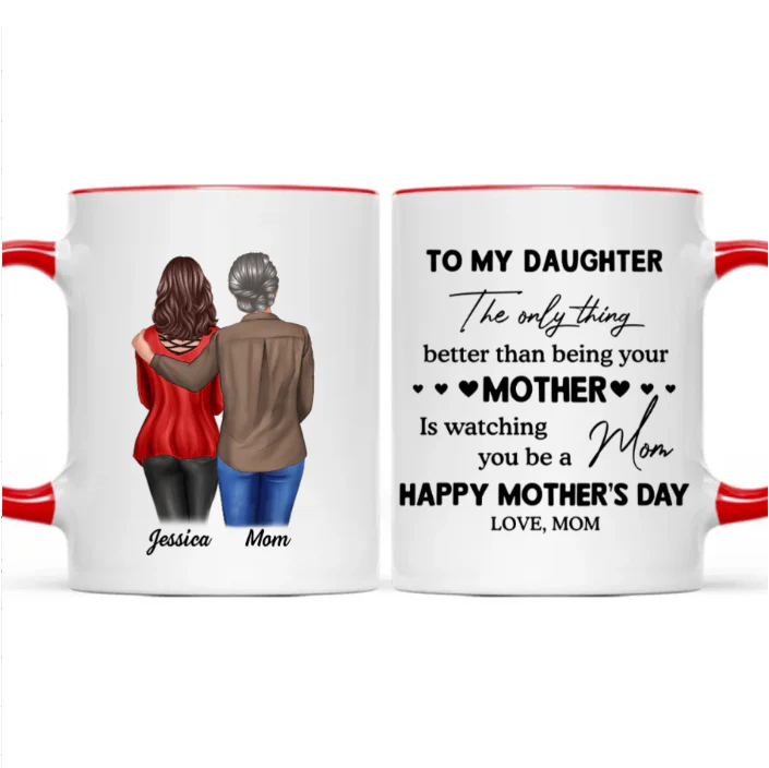 To My Daughter From Mom Happy Mother's Day Personalized Car Visor Clip, Mother's Day Gift For Daughter - Image 9