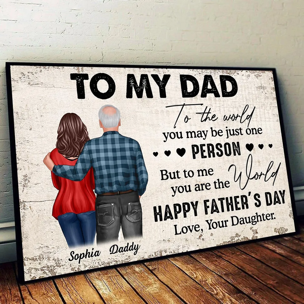 Personalized Gift Poster or Canvas - Father's Day Surprise - Image 10