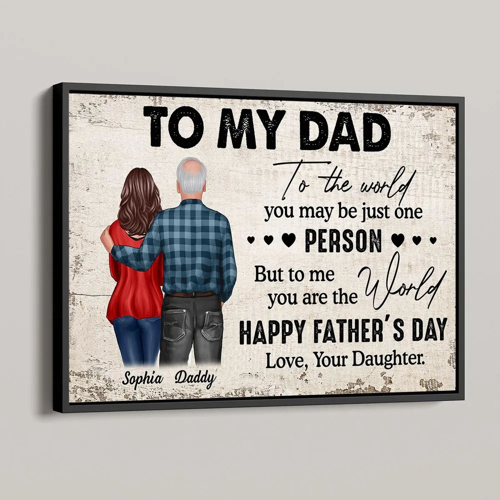Personalized Gift Poster or Canvas - Father's Day Surprise - Image 11