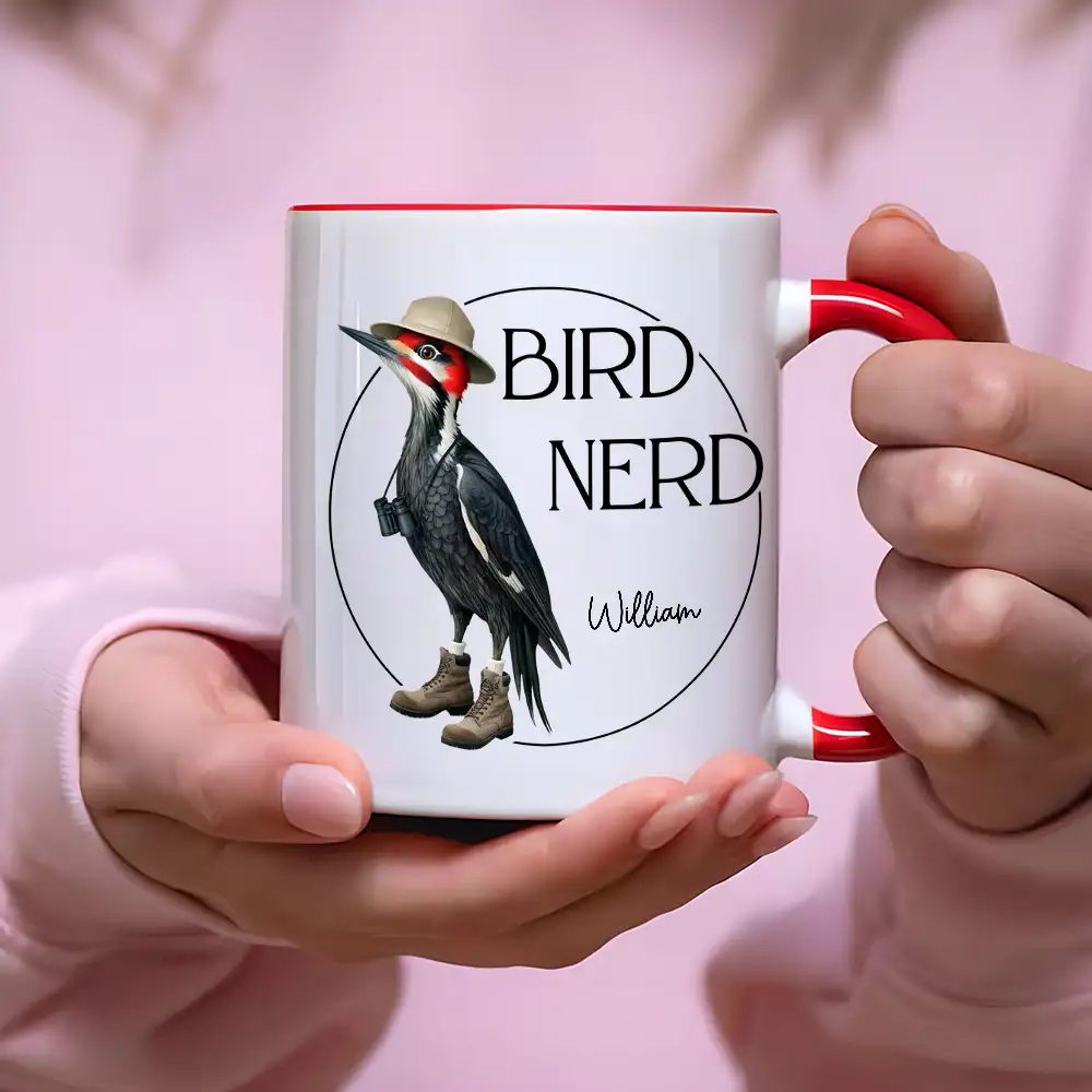 Bird Nerd Funny Bird Lovers’ Mug and More – Personalized Cup for Bird Watchers - Image 4