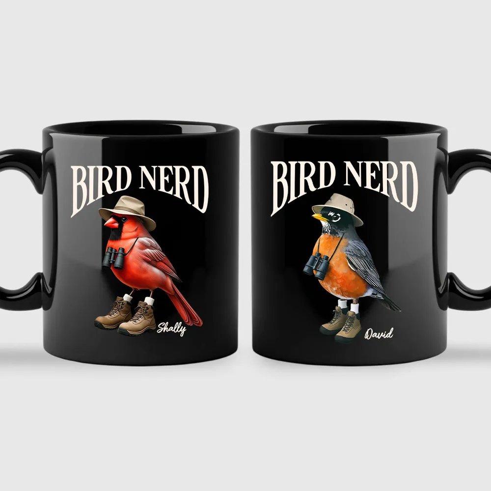 Custom Bird Nerd Mug – 'Bird Nerd' Owl Mug, Perfect Gift for Birdwatchers and Nature Lovers - Image 5