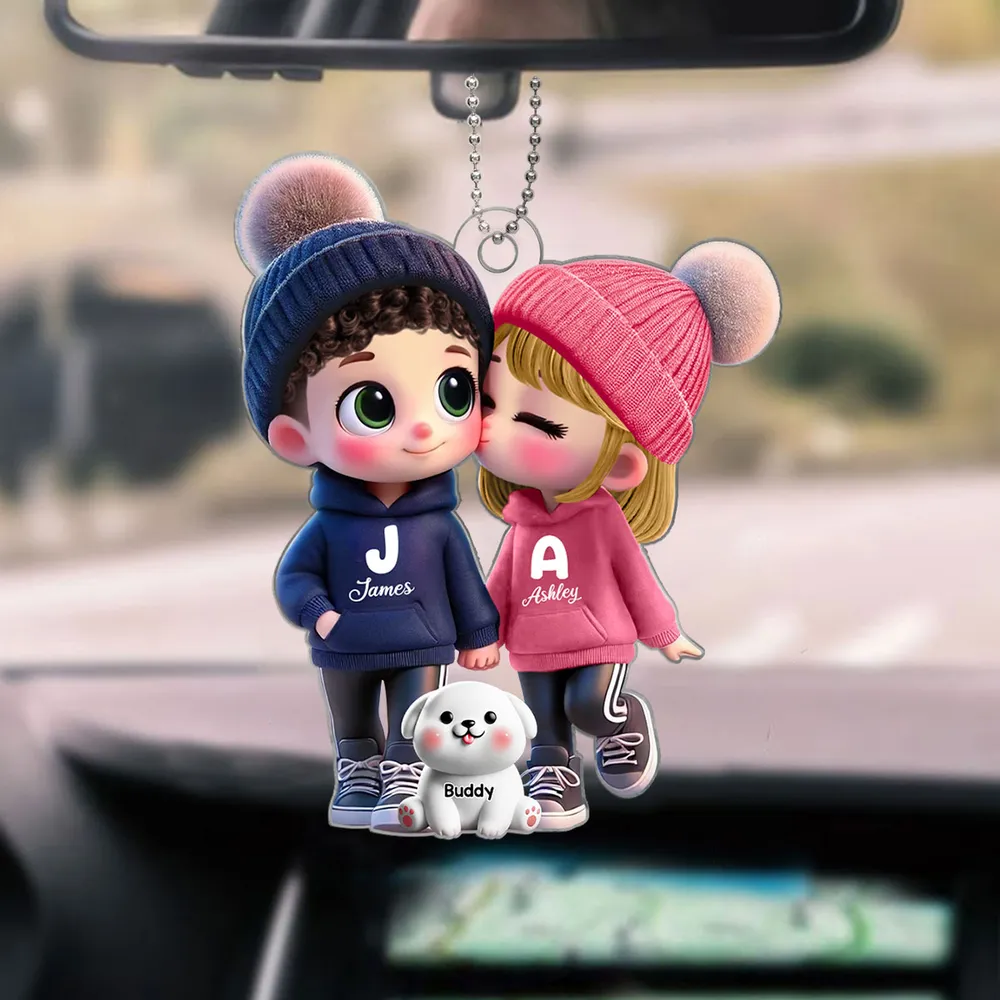 Personalized Sticker Decal for Couples – Cute Cartoon Design, Customizable for Him & Her - Image 13