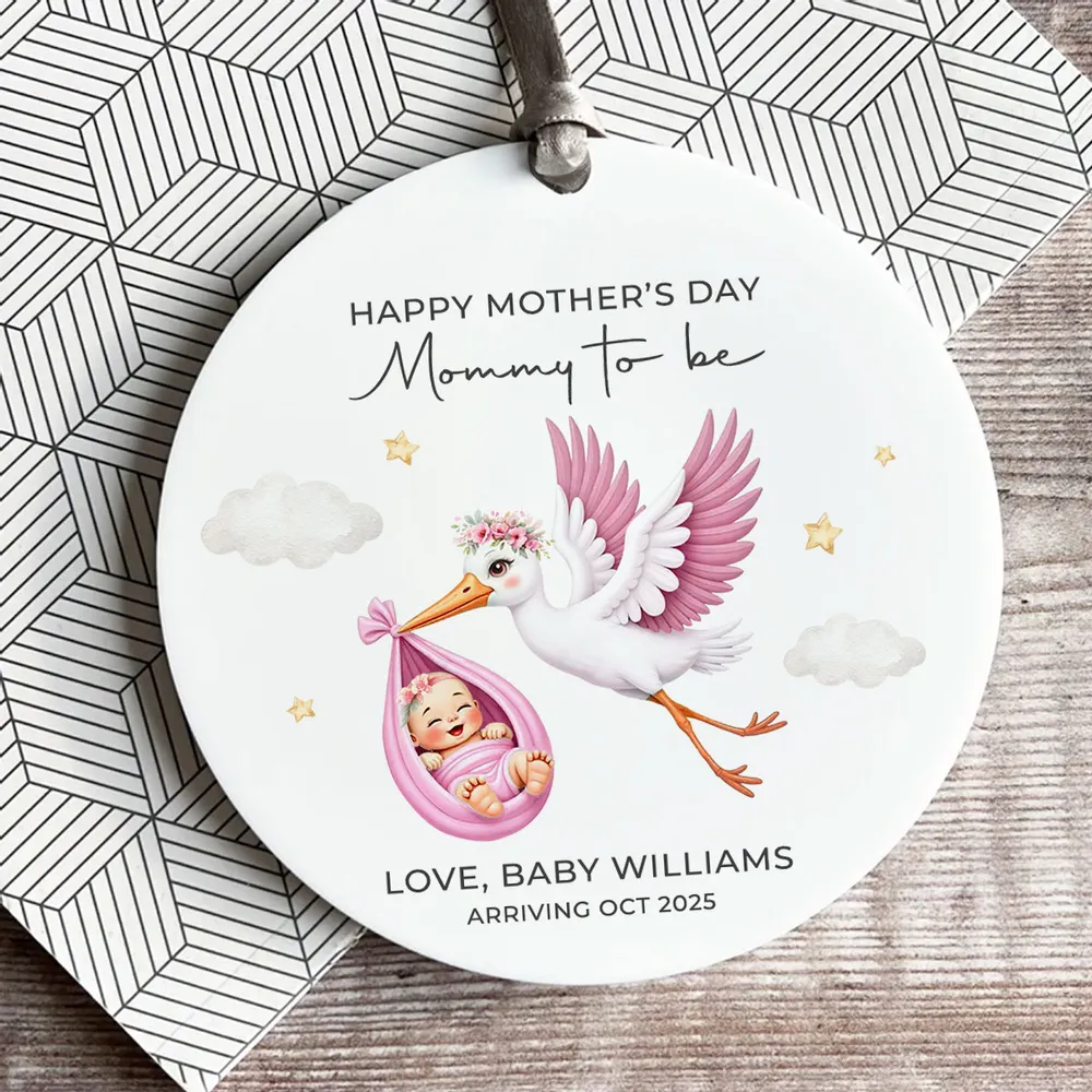 Personalized Ornament for Expecting Moms – 'Mommy to Be' Baby Gift - Image 6