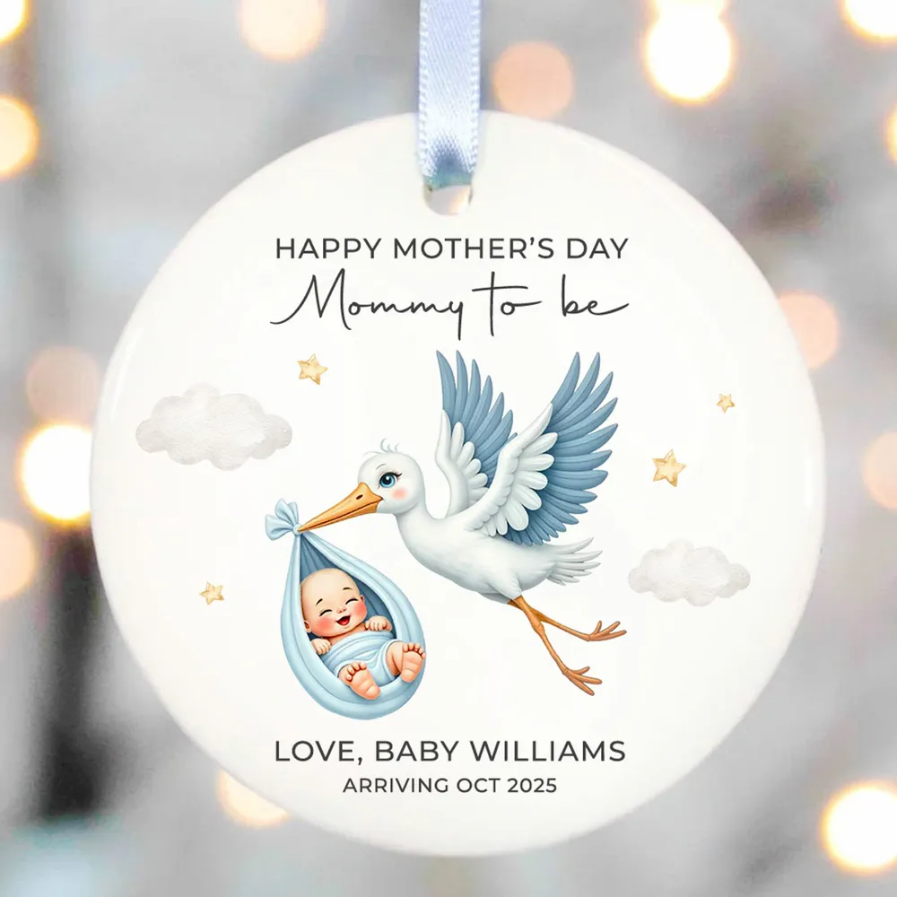 Personalized Ornament for Expecting Moms – 'Mommy to Be' Baby Gift - Image 7