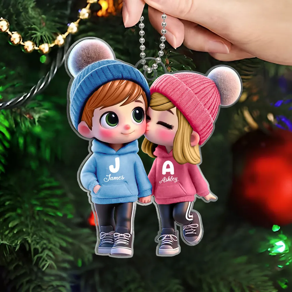 Personalized Sticker Decal for Couples – Cute Cartoon Design, Customizable for Him & Her - Image 18