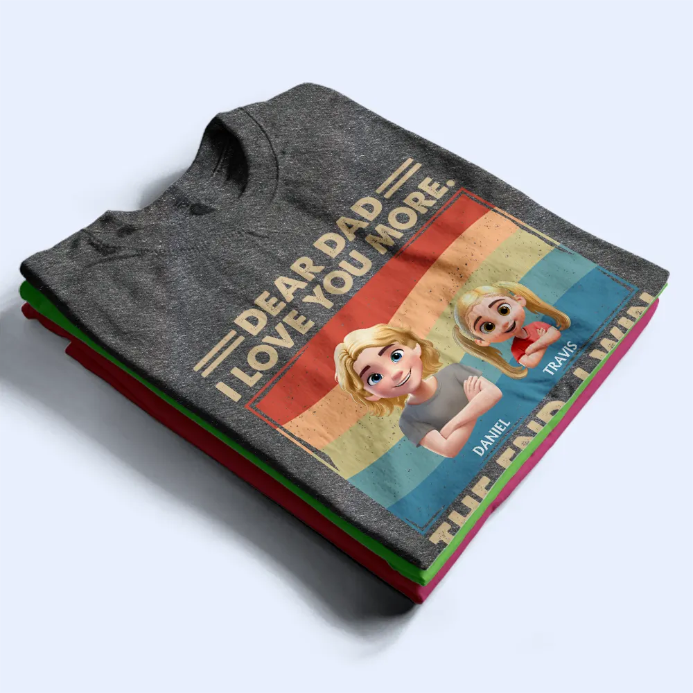Personalized Dad Tee or Hoodie with Kids' Names – Father's Day Gift - Image 5
