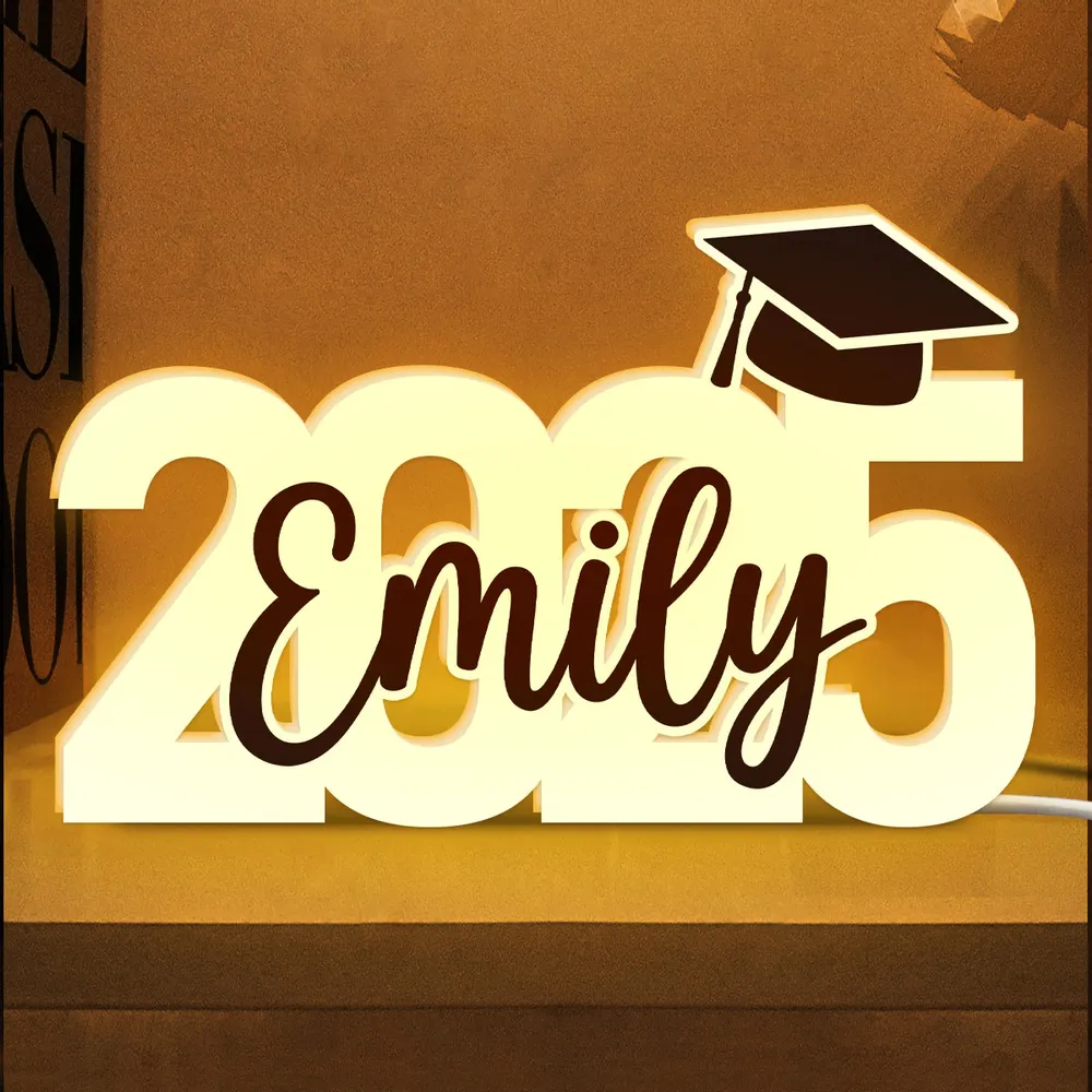 Personalized Acrylic Light Box for Graduation, Creative Graduation Keepsake Gift for Students & Children - Image 4
