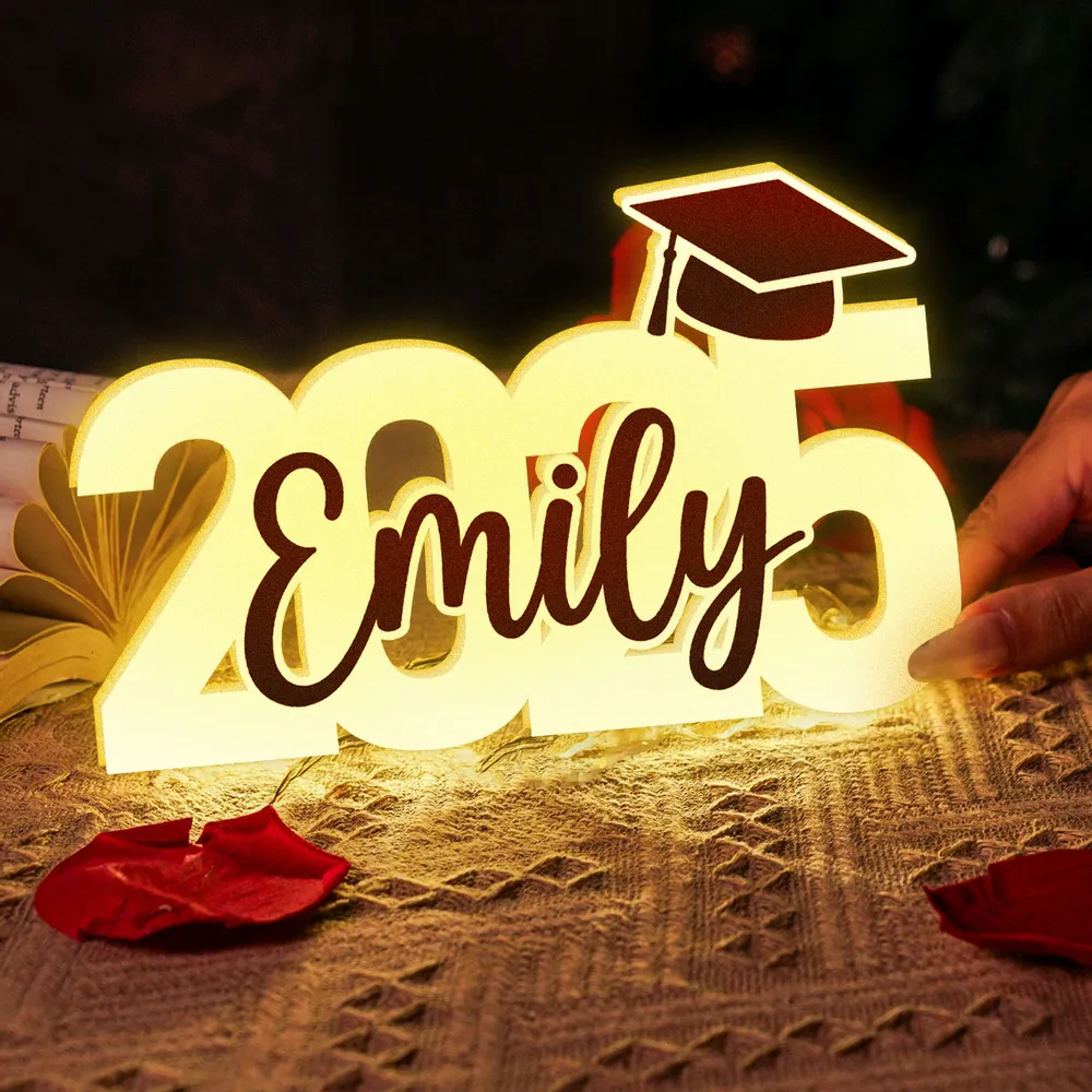 Personalized Acrylic Light Box for Graduation, Creative Graduation Keepsake Gift for Students & Children - Image 7