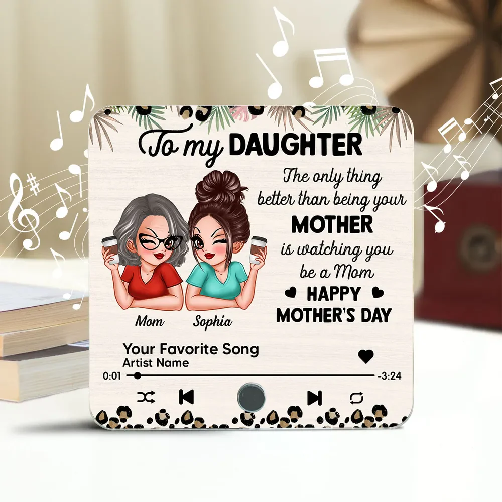 Personalized Acrylic Music Magnet Gift for Daughter - Image 5