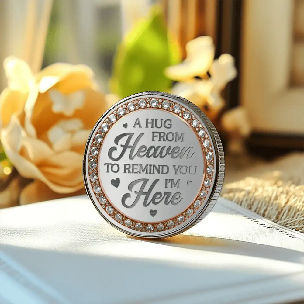 Personalized Pocket Hug Keychain for Gifts & Memorial Use - Image 3