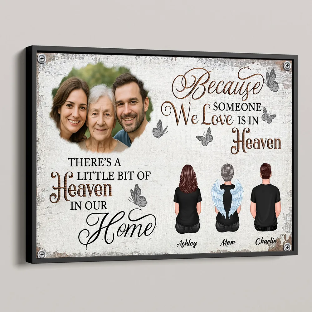 Memorial Poster or Canvas Tribute Gift with Personalized Design - Image 2
