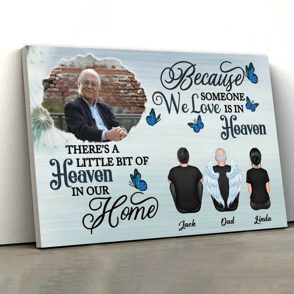 Memorial Poster or Canvas Tribute Gift with Personalized Design - Image 9