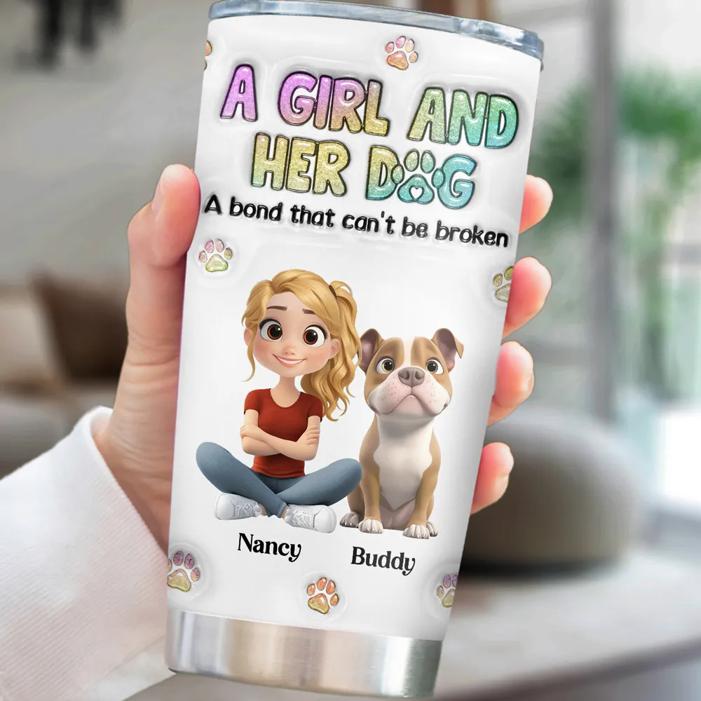 Personalized Insulated Travel Tumbler for Dog Moms & Lovers - Image 6