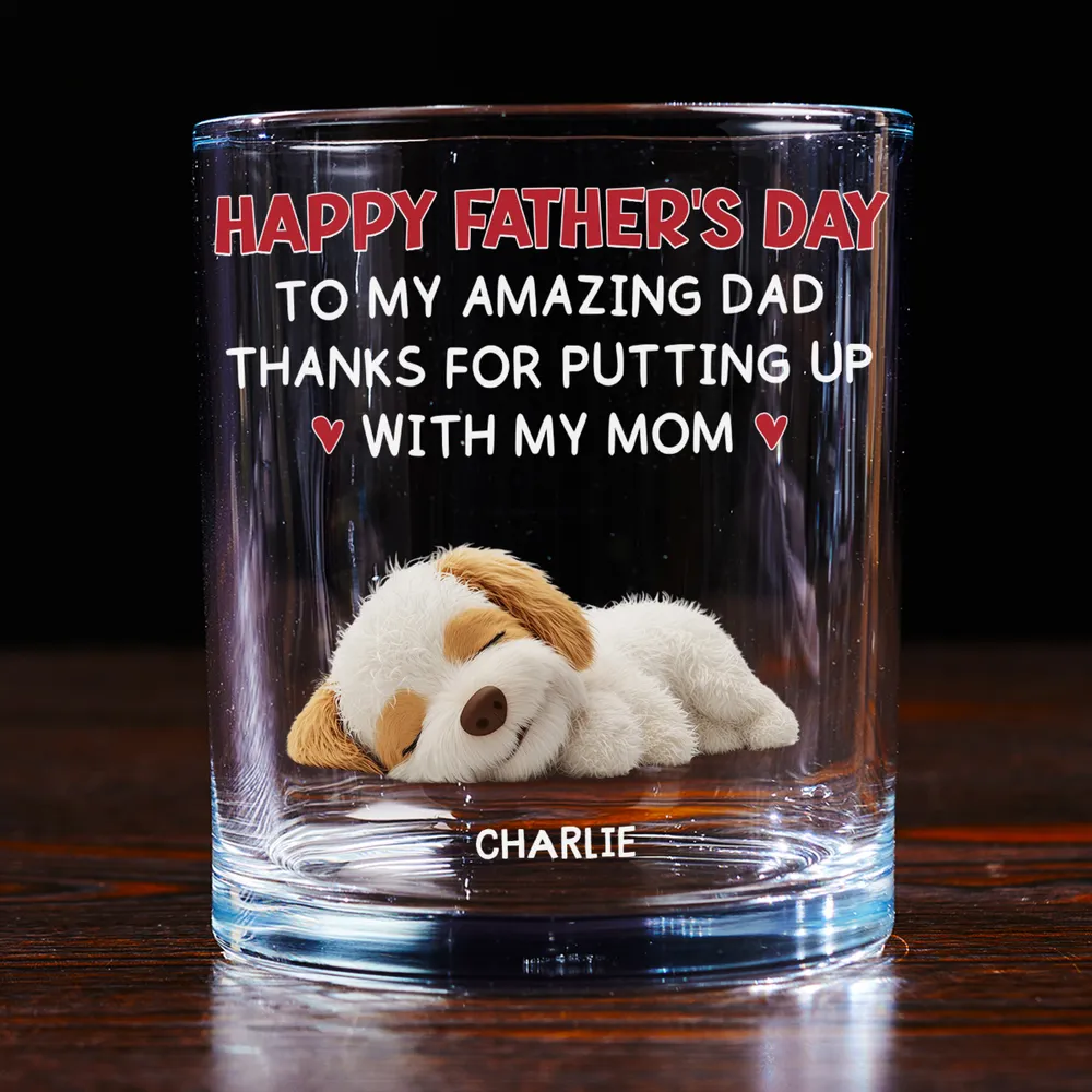 Personalized Whiskey Glass – Cute Pets Father’s Day Gift - Image 11