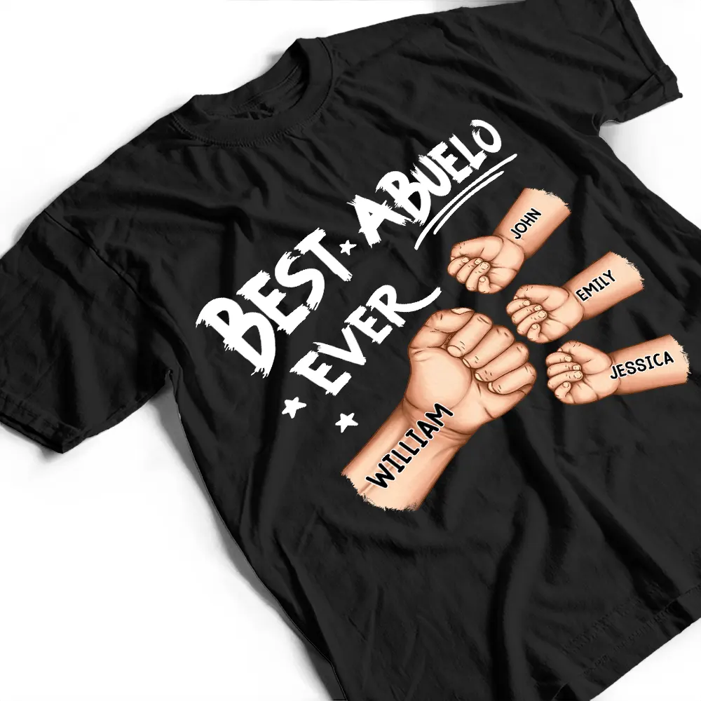 Men's Classic Tee with Custom Kids' Names – Father’s Day Gift - Image 7