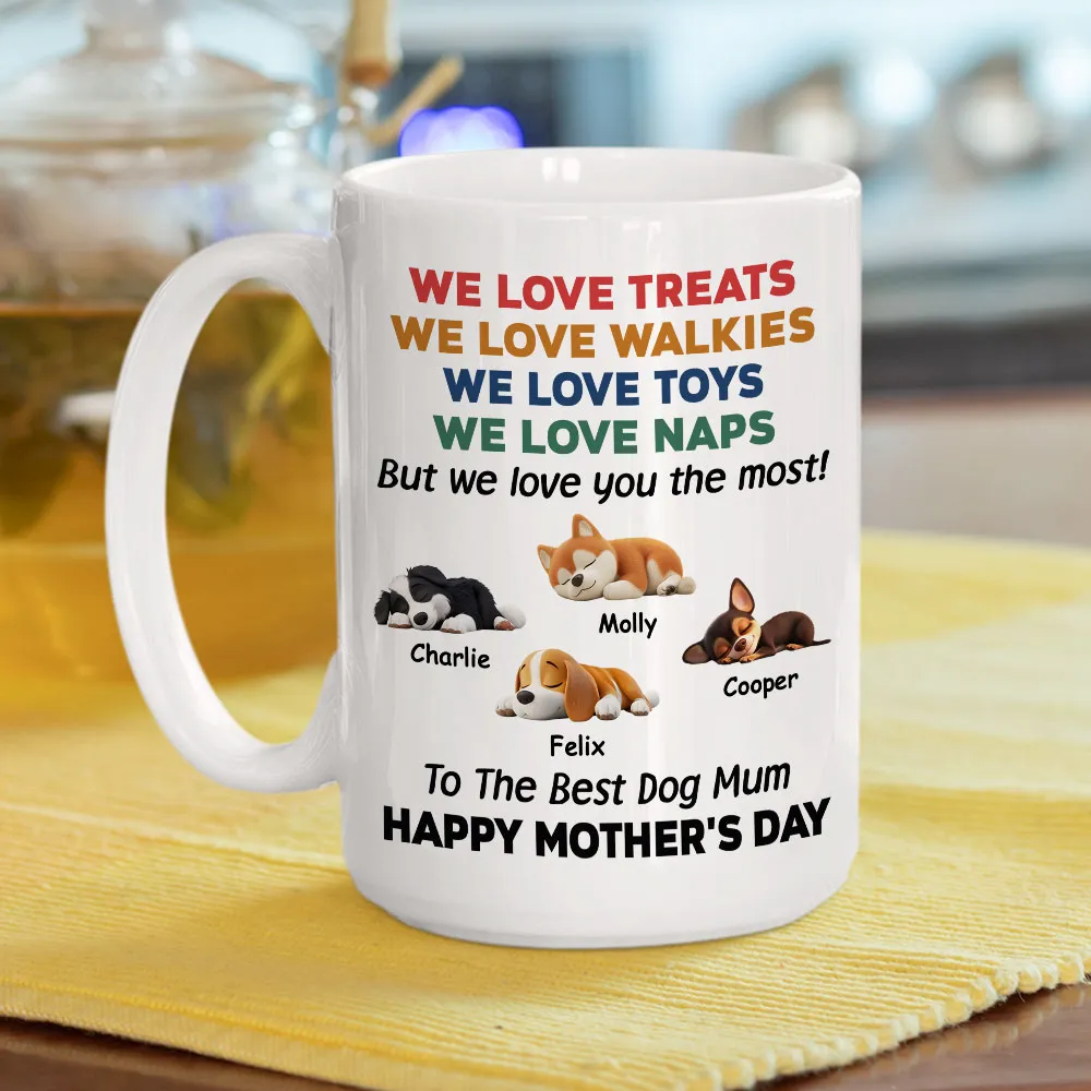 Custom Dog Dad Humor Mug, Personalized Holiday Gift Cup - Image 8