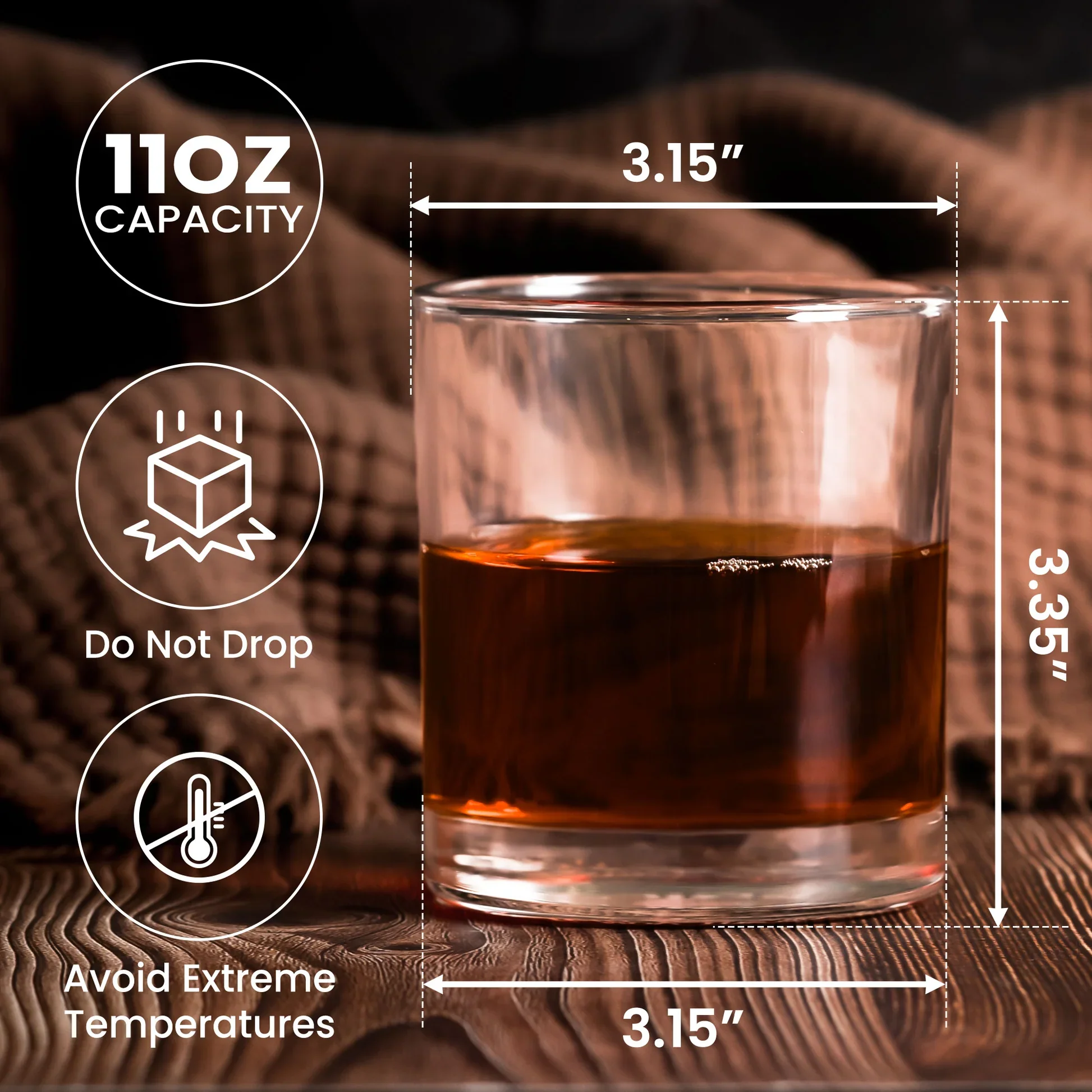 “I Woof You Dad” Custom Whiskey Glass – Perfect Father’s Day Gift - Image 6