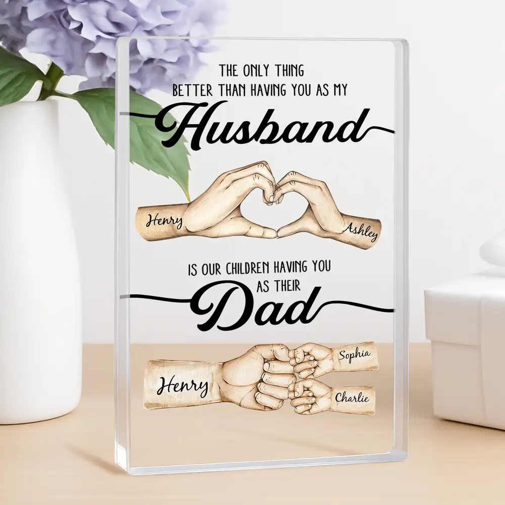 Custom Poster “Better than having you as my Husband” – Heartfelt Father’s Day Gift for Wife to Husband - Image 3