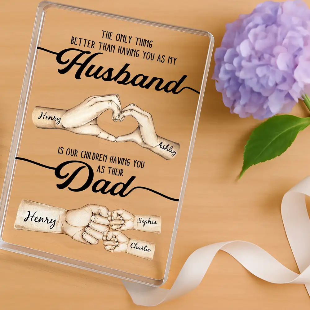 Custom Poster “Better than having you as my Husband” – Heartfelt Father’s Day Gift for Wife to Husband - Image 4