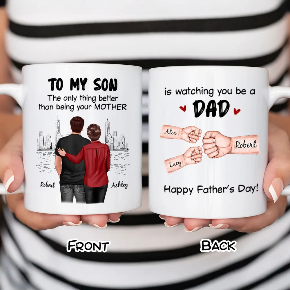 "To My Son – I Will Always Carry You in My Heart" Personalized Poster, Heartfelt Gift from Mom Dad - Image 9